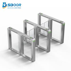 China Security Automatic Full Height RoHs Glass Turnstile Gate factory