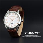 L013AG Gold Watches Quartz Stainless Steel Case Pointer Analog Watch Black Wine