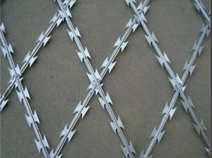 China 50mmx50mm Razor Wire Mesh Fencing 150mmx150mm Razor Mesh Panel factory