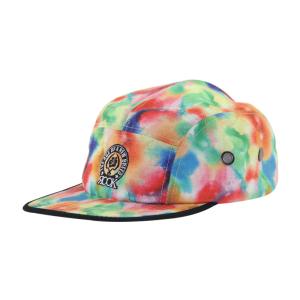 China Tie Dye Printing Custom Floral 5 Panel Camp Caps For Ladies Fashionable factory