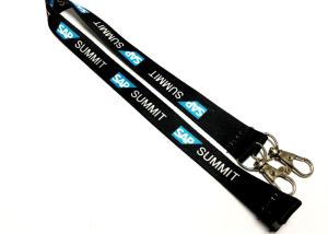 China Special Two Metal Hooks Custom Printed Lanyards Safety Breakaway Attachments factory