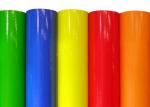 Decorative PVC Fluorescent Color Cutting Vinyl Film 0.1mm Scratch Resistant