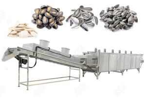 China Automatic Nuts Roasting Machine For Sunflower Pumpkin And Watermelon Seeds , 300-1000 Kg / H factory