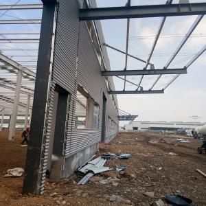 Pre Engineered Steel Structure Warehouse with Q355/Q235B Frame