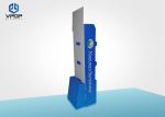Supermarket Promotion Cardboard Display Shelves Matte Film Lamination With Video
