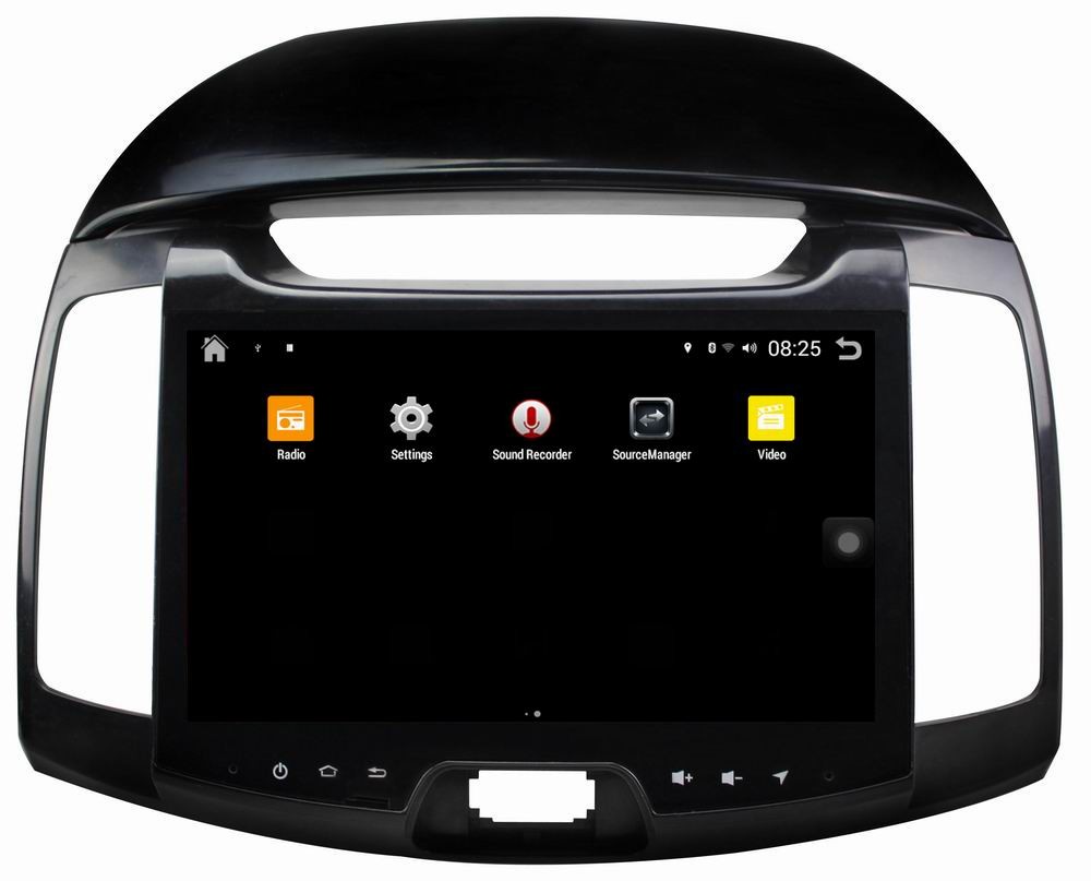 Ouchuangbo 9 inch big screen Android 4.4 car gps navigation system for Hyundai Elantra 2011