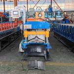 7.5kw Ridge Cap Roll Forming Machine For Color Steel Roofing Sheet / Corrugated