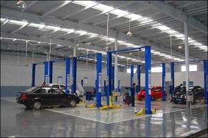 China Auto Repair Garages Construction Industrial Steel Frame Buildings factory