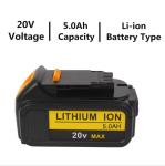 DCB205 Power Tool Battery Pack 18V 6Ah Dewalt Cordless Drill Battery DCB200