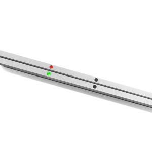 Embedded Safety Light Curtain In Door Tracks For Seamless Integration With Cross
