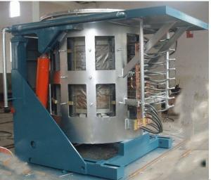 China Emergency Stop Induction Melting Machine 1-1000kg/H Capacity Induction Crucible Furnace factory