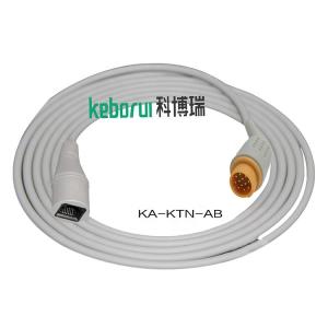China IBP adapter cable compatible for Kontron monitor to Abbott transducer factory