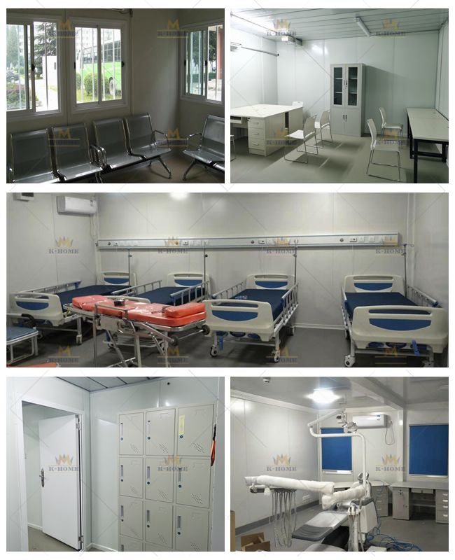Prefabricated Flat Pack Field Hospital Container