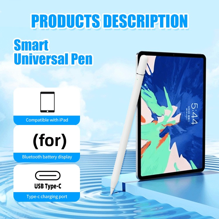Active for Pencil Compatible Anti-Touch Capacitive Stylus for 3rd Gen iPad Wireless Magnetic Charging Type-C Charging