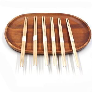 Custom Designed Rikyu Chopsticks with 100% Natural Moso Bamboo Food Safe and