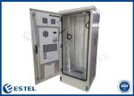 IP55 One Bay Weatherproof Telecom Enclosure Single Wall With Heat Insulation