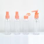 Transparent PET Plastic Material Portable Travel Set Spray Bottle Lotion Bottle