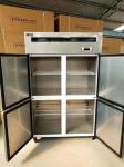 Four Doors Stainless Steel Double Temperature Large Capacity Refrigerator
