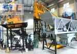 HZS35 Cement Concrete Batching Plant With Sealed Patent Convenient Operation