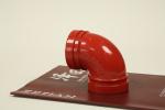 2.5mpa Pressure Grooved Elbow Polishing For Industrial