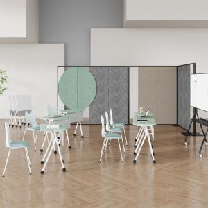 Modern Design Folding Training Table Long Movable Splicing Conference Table