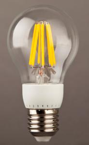 China A60-E27 8W LED Filament bulb light factory