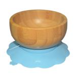 BPA Free Baby Silicone Products Plate Set Elephant Wooden Silicone Suction Plate