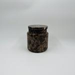 Marble Bathroom Cotton Jar Vintage Flat Lid Kalala White Indian Green Brown Wood