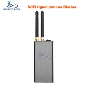 China 1200mAh 10m SMD WiFi GPS Signal Jammer 2 Antennas Gps Signal Blocker factory