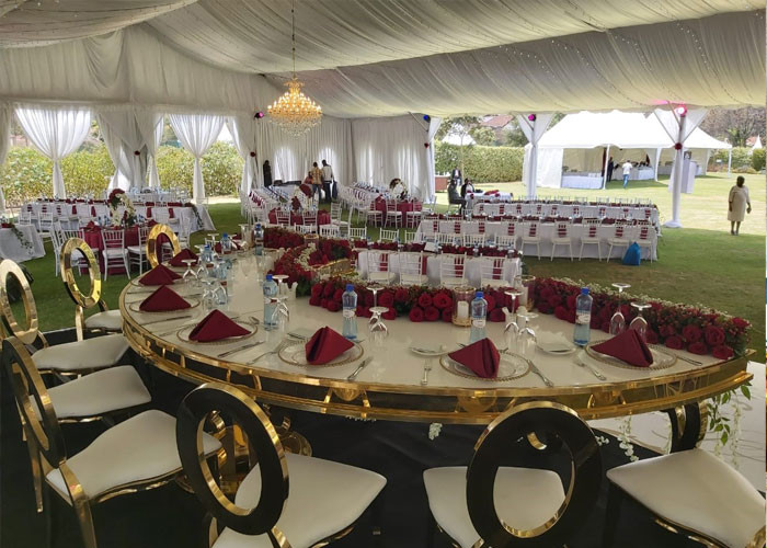 PVC White Elegant 30x30m Clear Wedding Event Tent