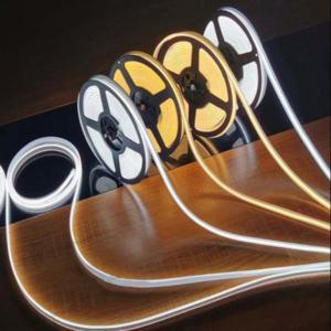 China 2 Color 2700-6500K Dimmable COB LED Strip 12V 10W High Brightness factory