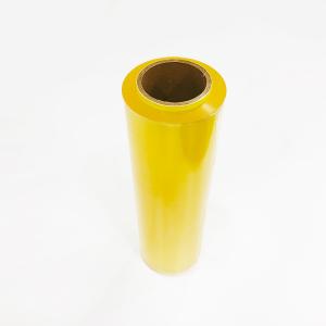 China Transparent Food Plastic Wrap Roll Casting Soft PVC Cling Film Jumbo Roll factory