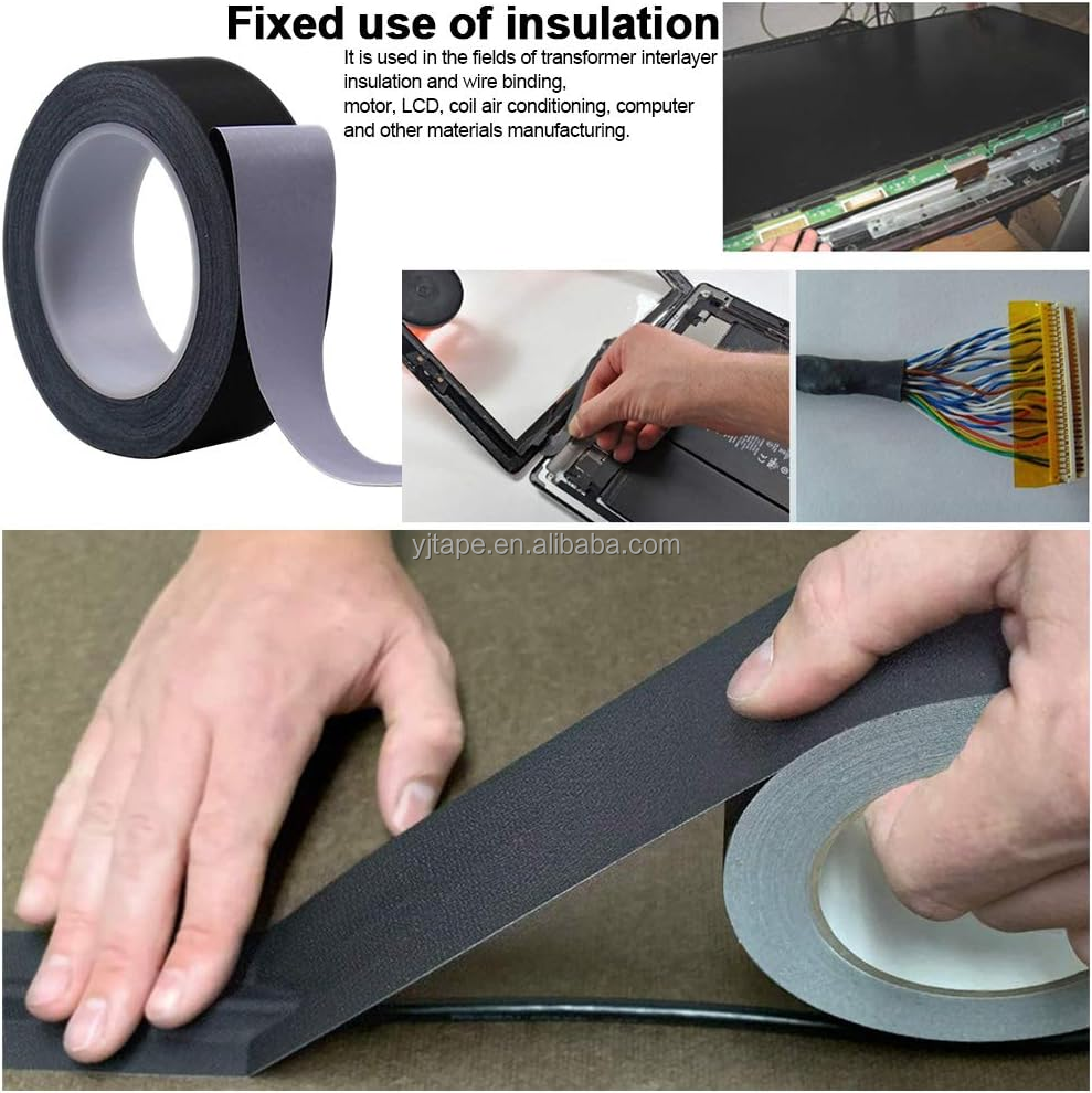 Cloth Gaffer Tape Heat Resistant Cloth Duct Tape For Stage Black Ducktape