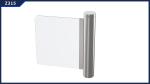 Tempered Glass Swing Gate for Self Supermarket with Pass Width 600-900mm - high