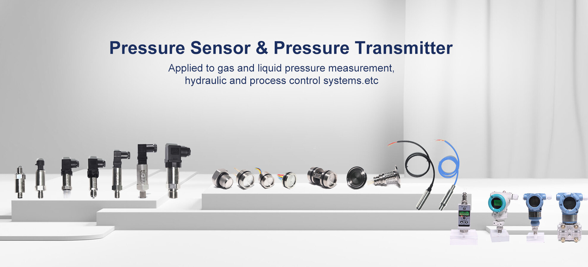 HT19 Diffusion Silicon Diaphragm Pressure Sensor 316L Stainless Steel Level Sensor