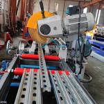 Heavy Duty Gear Box Transmission Solar Rack Unistruct C Channel Roll Forming