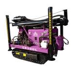 Lifting Force 15T Crawler Water Well Drilling Rig Hydraulic Borehole Drilling