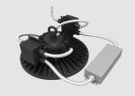 347V UFO LED High Bay Light / Industrial Lighting 200W With 0-10V Dimmable ETL